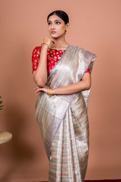 Satrangi Handwoven Banaras Saree