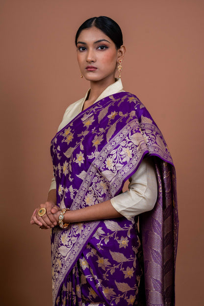 Phool Patti Handwoven Banaras Saree