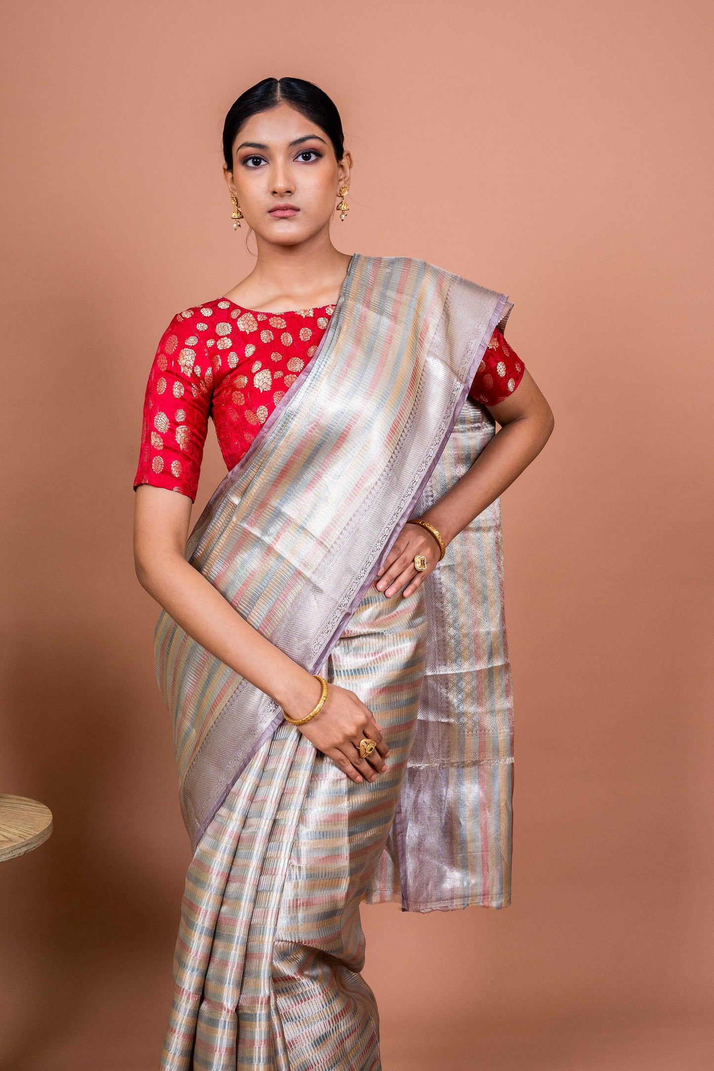 Satrangi Handwoven Banaras Saree