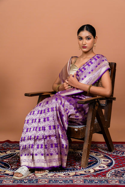 Gul Handwoven Banaras Saree