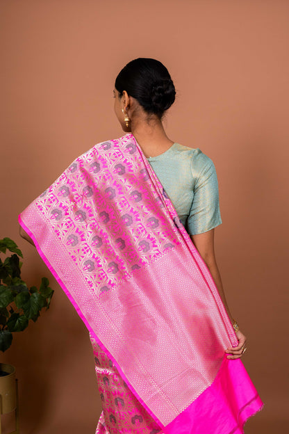 Gul Handwoven Banaras Saree