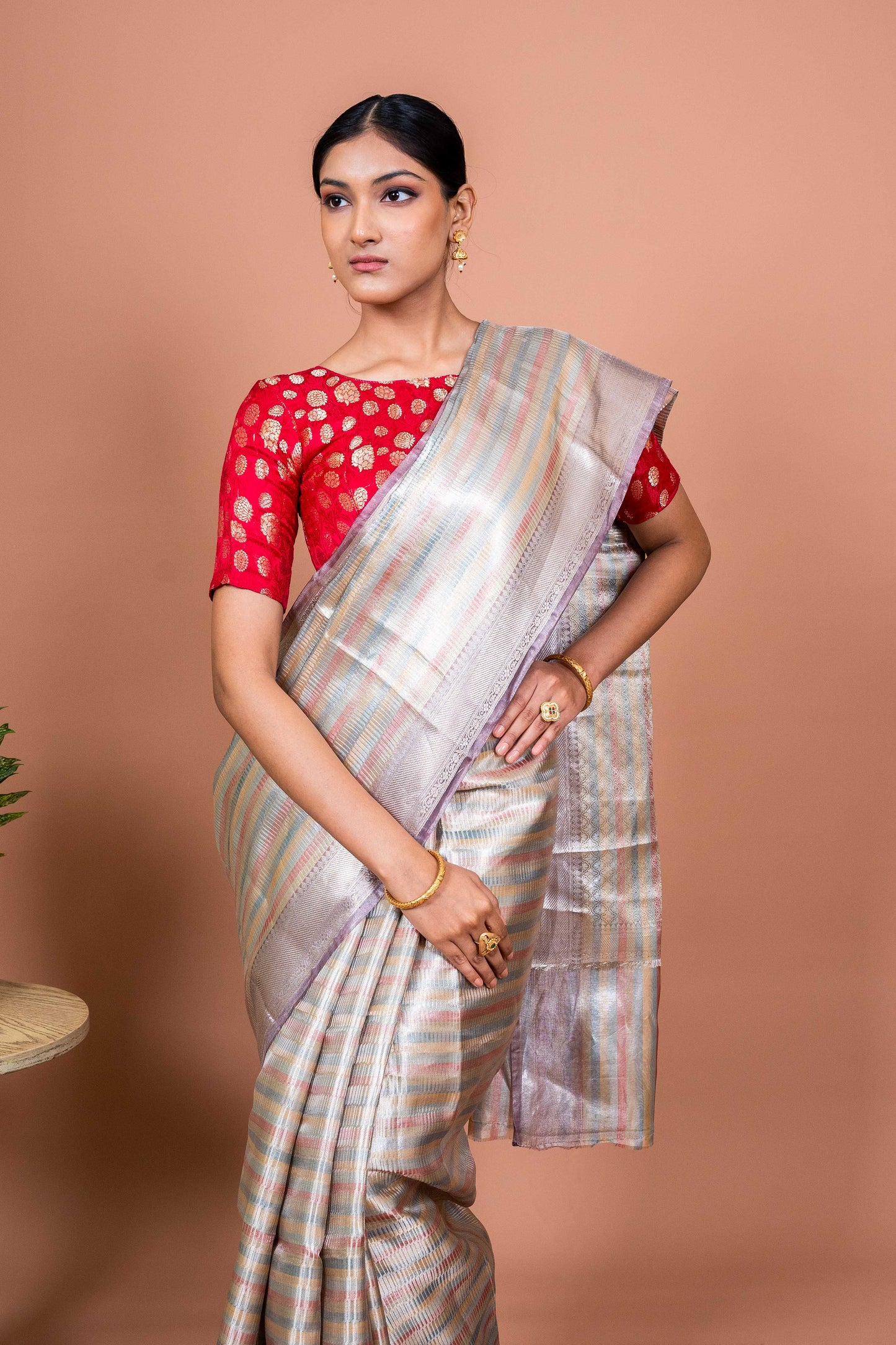 Satrangi Handwoven Banaras Saree