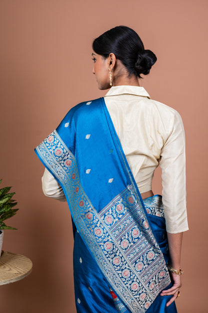 Neem Handwoven Banaras Saree