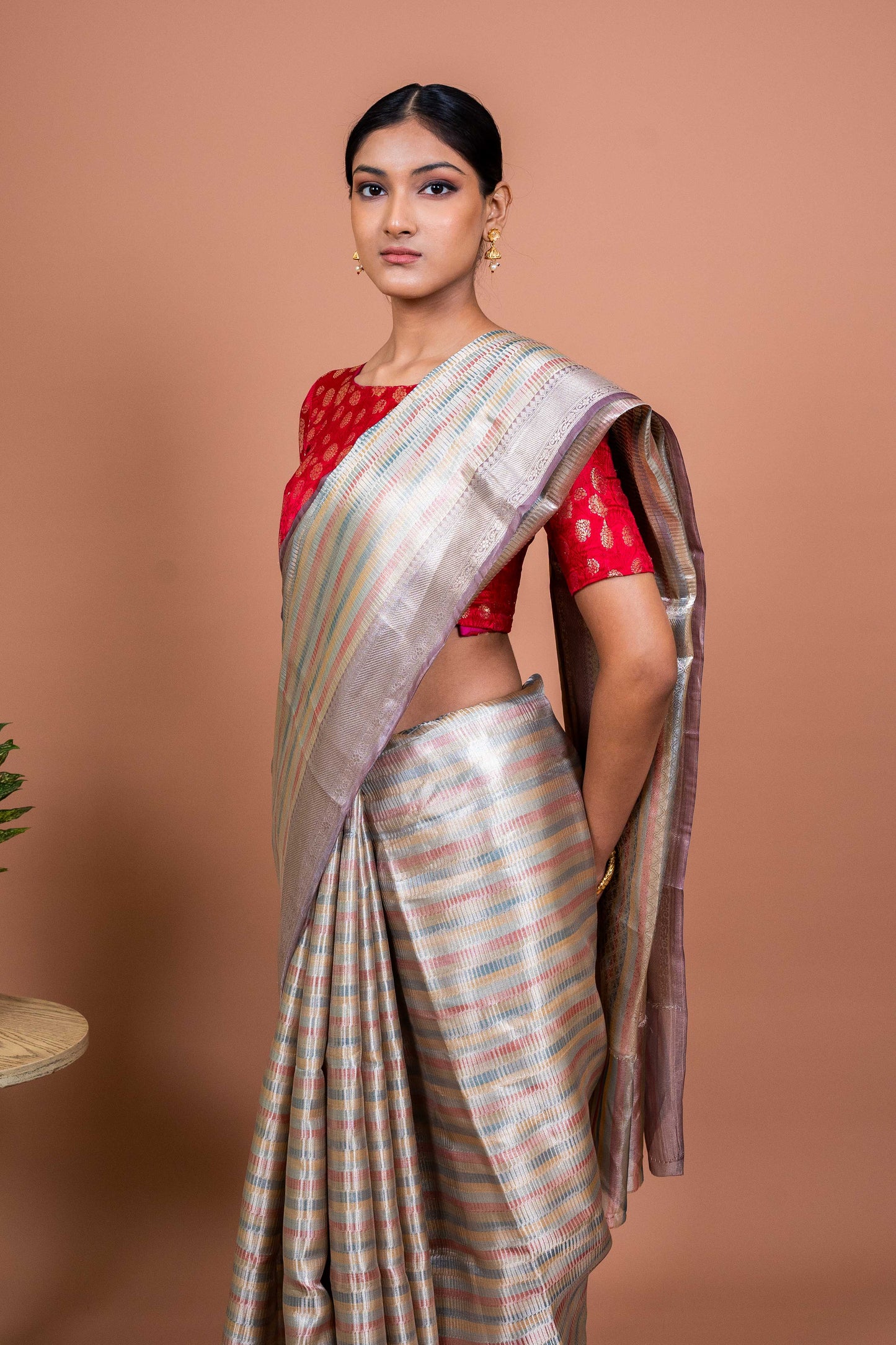 Satrangi Handwoven Banaras Saree