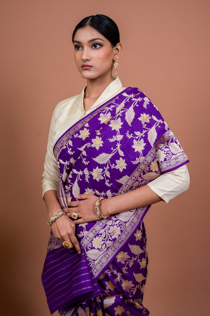 Phool Patti Handwoven Banaras Saree
