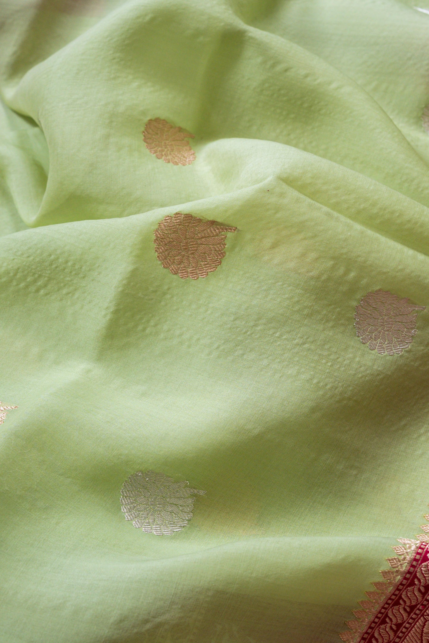 Kora Kataan Handwoven Banaras Saree