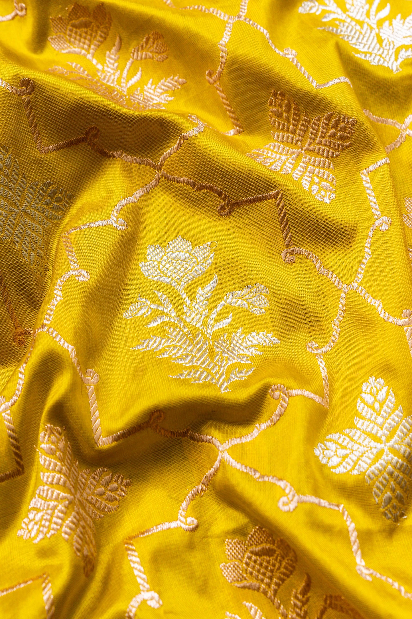 Taara jaal Handwoven Banaras Saree