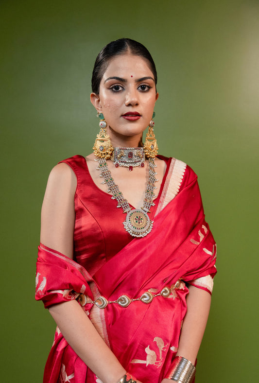 Goraiyya: A song of warmth and belonging. Banarasi Handwoven Saari