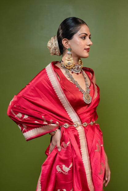 Goraiyya: A song of warmth and belonging. Banarasi Handwoven Saari