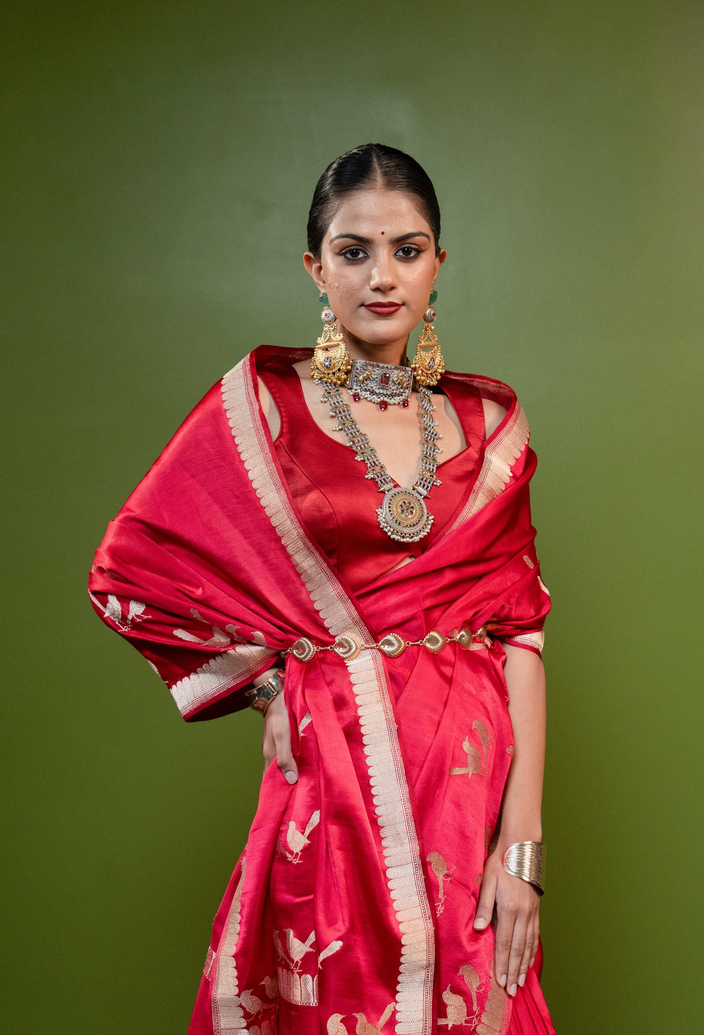 Goraiyya: A song of warmth and belonging. Banarasi Handwoven Saari