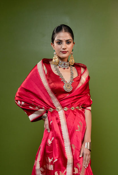 Goraiyya: A song of warmth and belonging. Banarasi Handwoven Saari