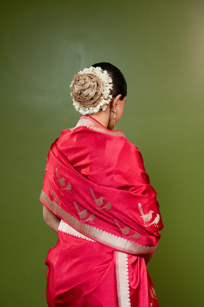 Goraiyya: A song of warmth and belonging. Banarasi Handwoven Saari