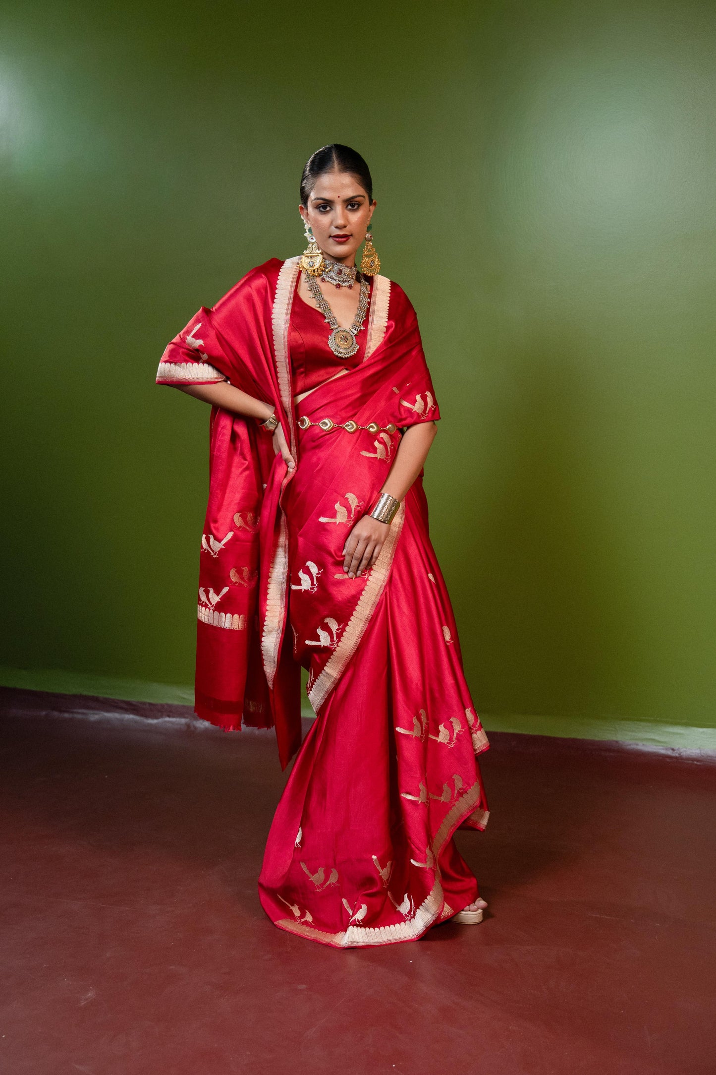 Goraiyya: A song of warmth and belonging. Banarasi Handwoven Saari