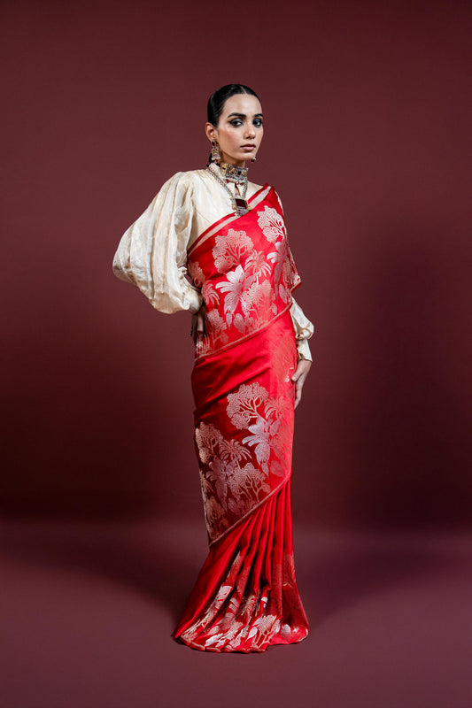 Vriksh: Rooted in tradition, Banarasi Handwoven Saare