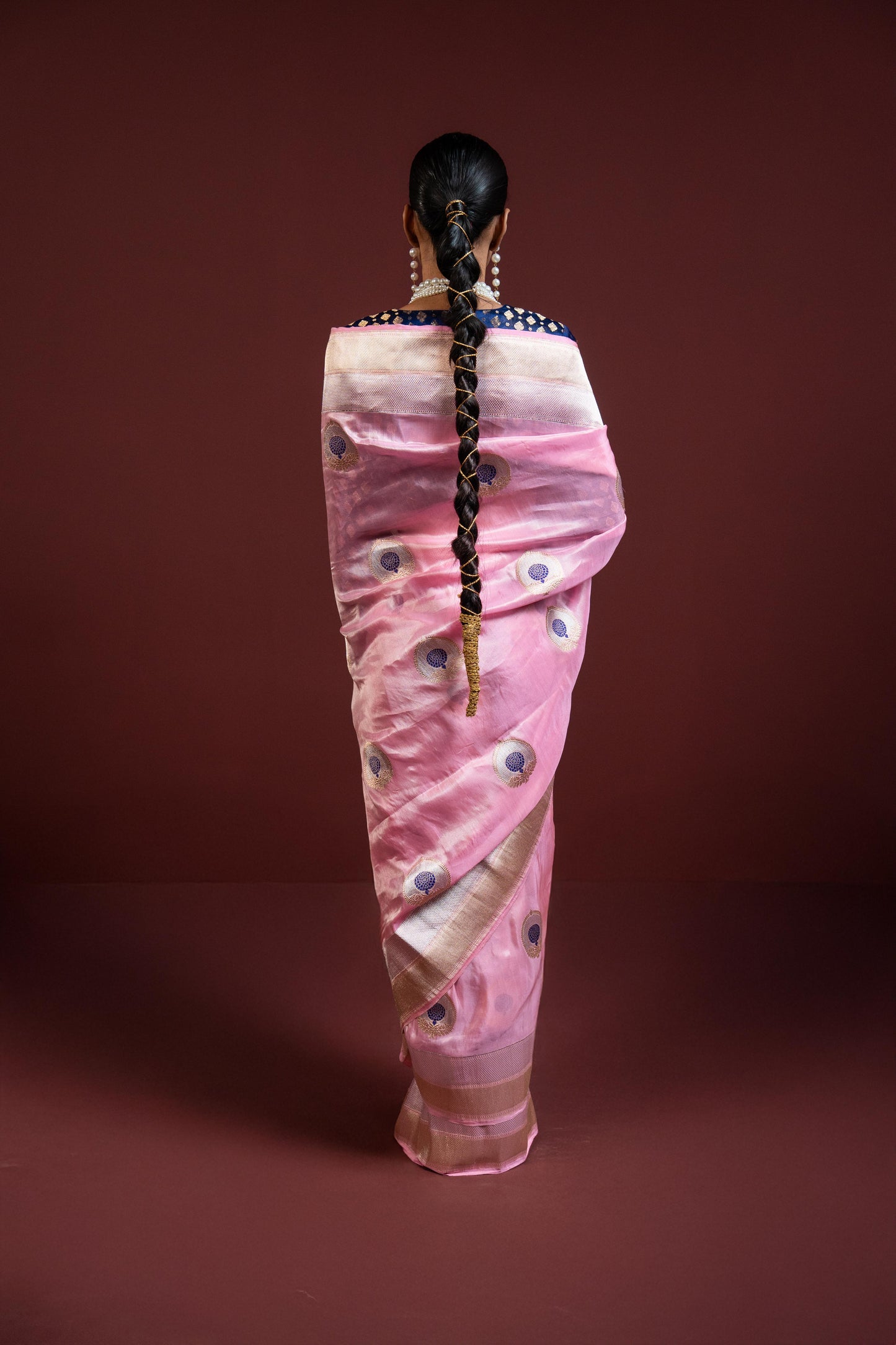 Guleria, Banarasi Handwoven Saare