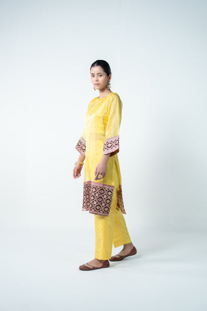 Vihaan – Radiant Yellow Ethnic Suit for Women