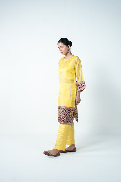 Vihaan – Radiant Yellow Ethnic Suit for Women