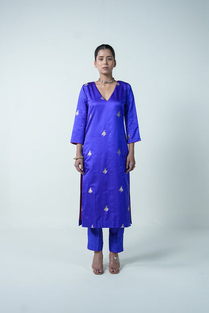 Megha Meena – Royal Purple Ethnic Suit for Women