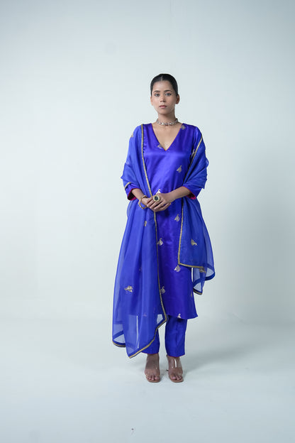 Megha Meena – Royal Purple Ethnic Suit for Women
