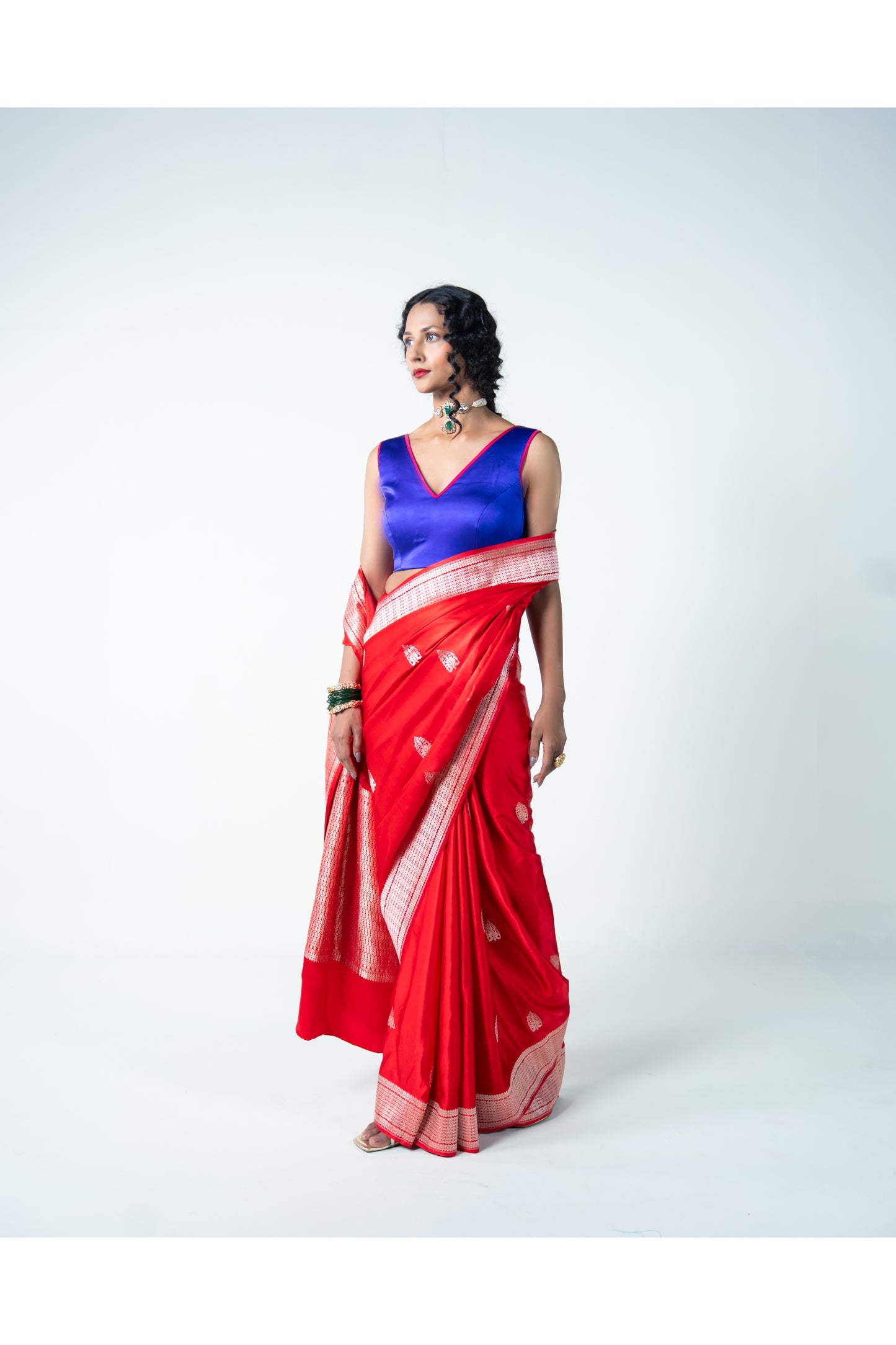 Tripti – Red Banarasi Saree for Women