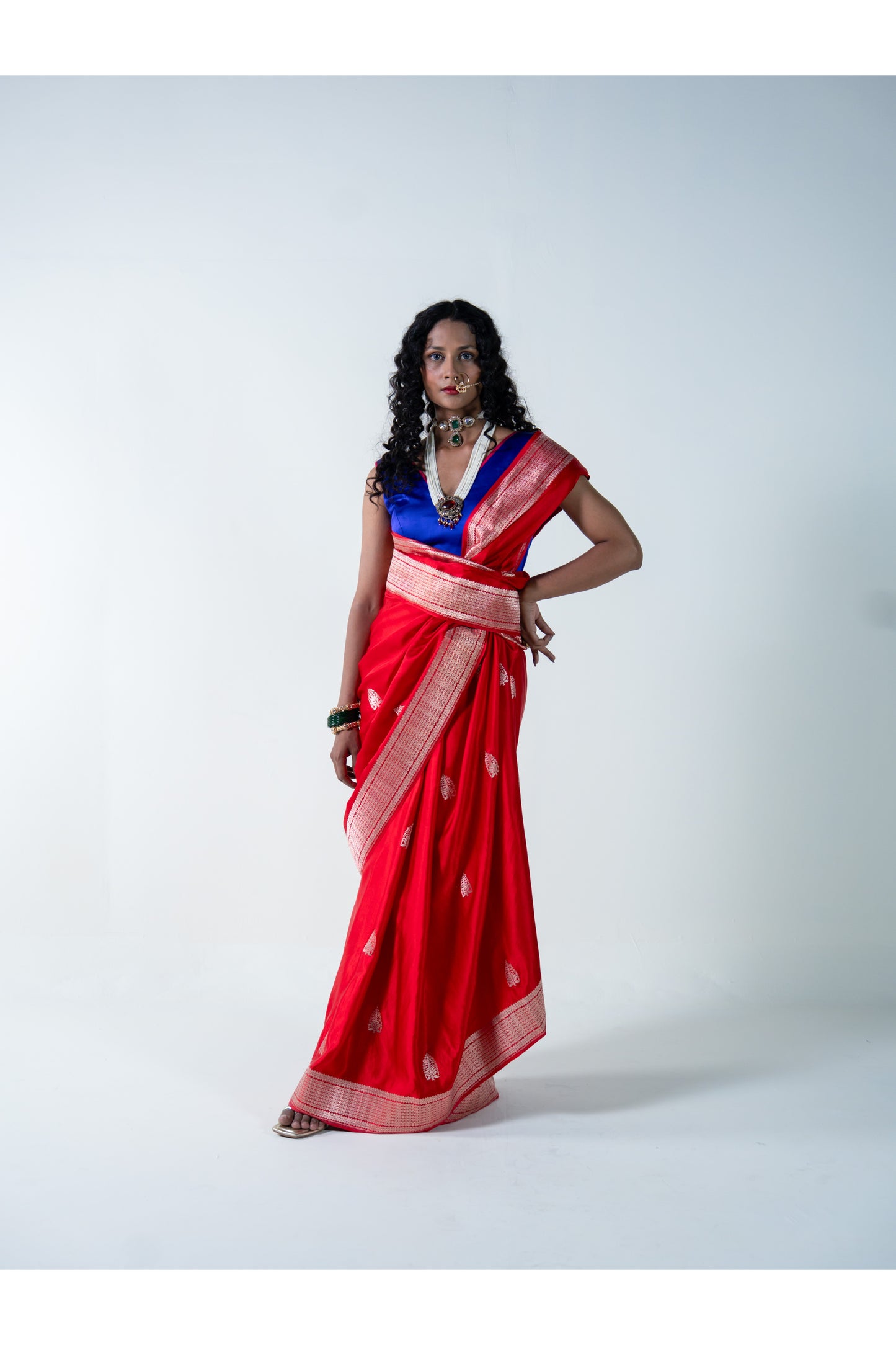 Tripti – Red Banarasi Saree for Women