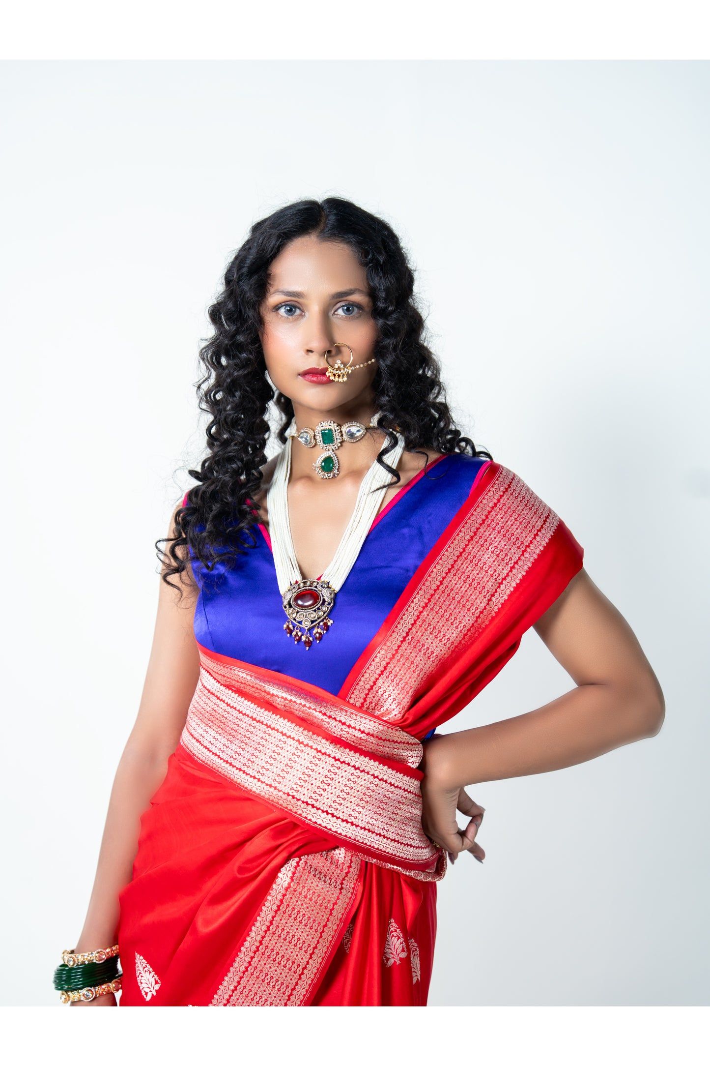 Tripti – Red Banarasi Saree for Women