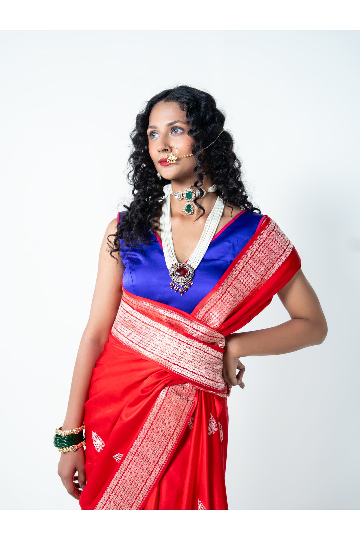 Tripti – Red Banarasi Saree for Women