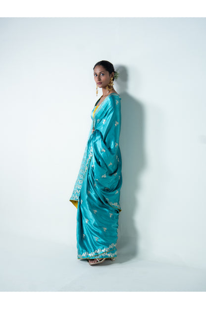 Leher – Blue Banarasi Saree for Women