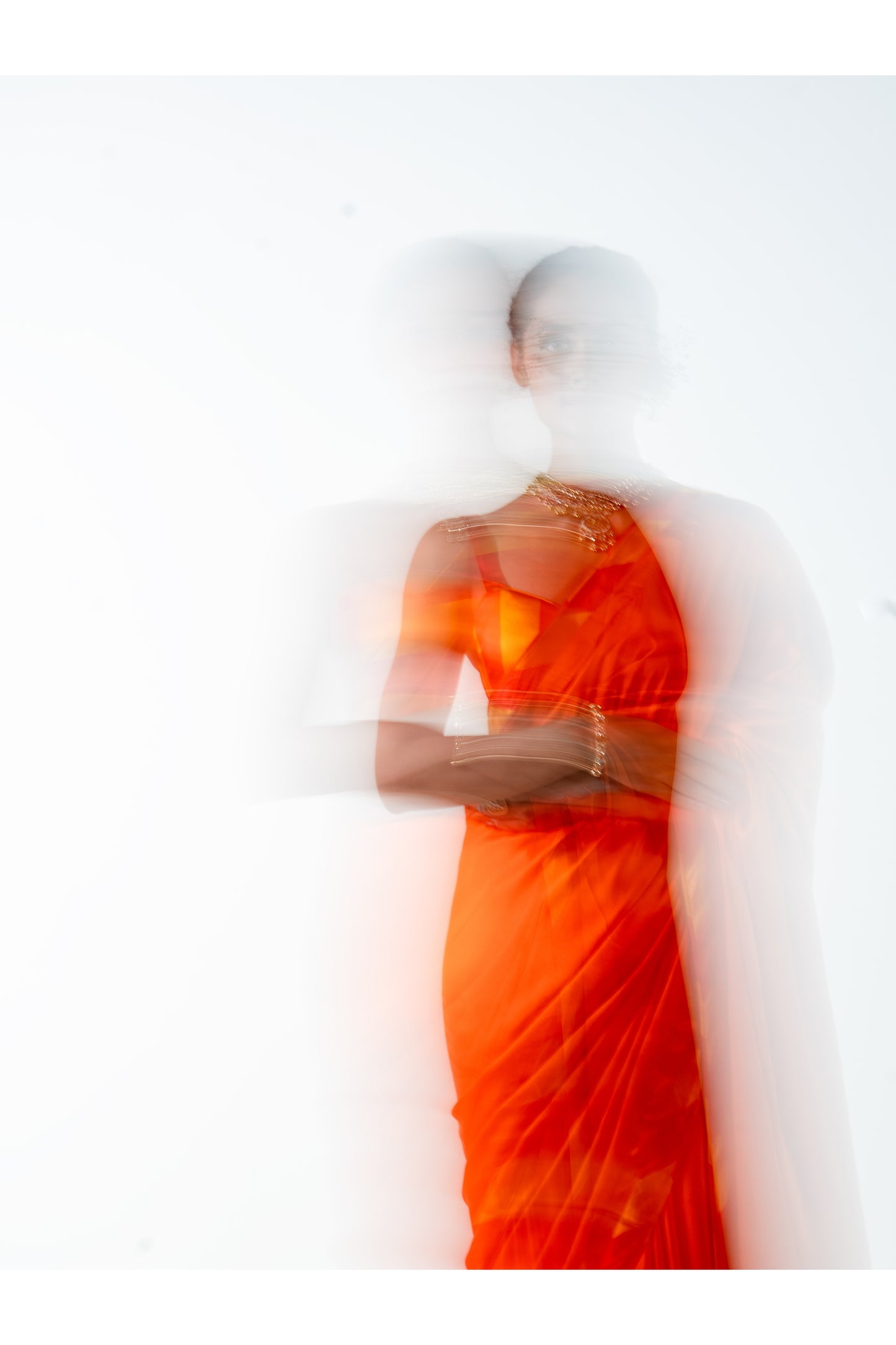 Madhuri – Orange Banarasi Saree for Women