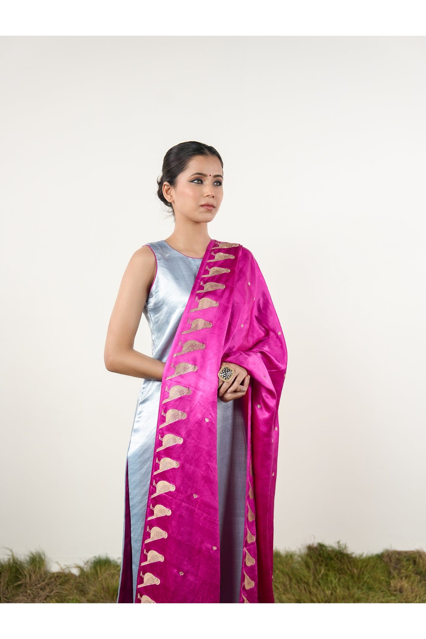 Divya – Elegant Blue Ethnic Suit for Women